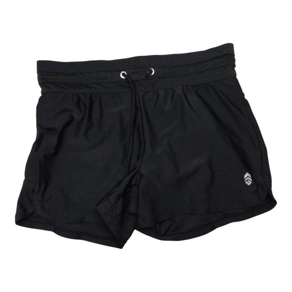 Free Country Black Swim Shorts Drawstring Waist Womens Size M (8/10) - Picture 3 of 10